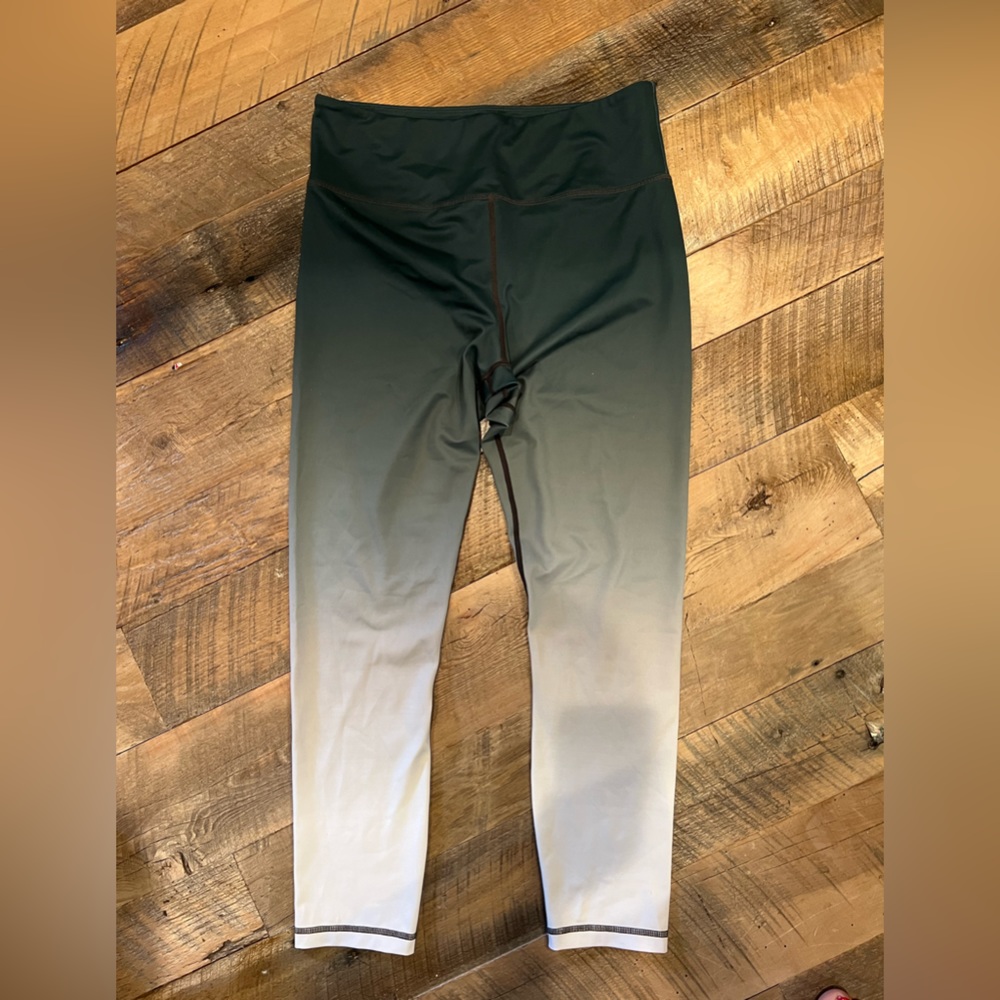Zyia high n’ tight leggings, jade ombré, size XL